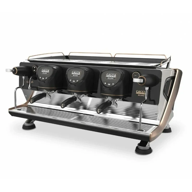 Vente Directe Machine à café 3 groupes - Gamme La Reale -Colori Blanc/Cuivre - Gaggia