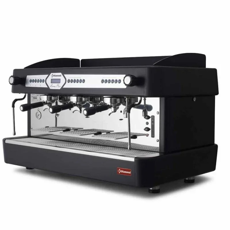 Offre Spéciale Machine à café expresso - 3 groupes avec display - NOIR - DIAMOND
