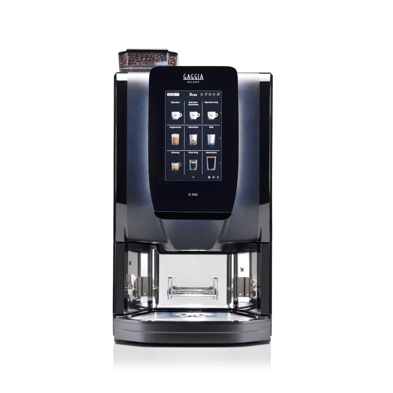 Commander Maintenant Machine à café G300 Krea - ES + 4IN - Ecran tactile 10 pouces - 120 boissons/jour - Trémie 2.2 kg de café