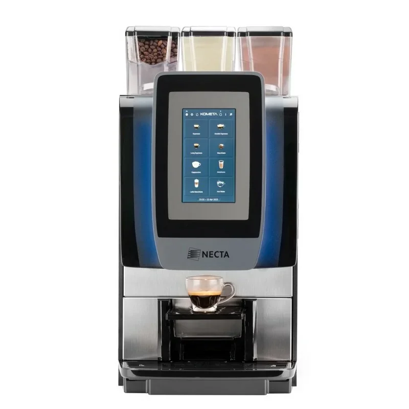 Commander Maintenant Machine à café Kometa - 1 groupe expresso 14g + 2 bacs instant + eau chaude