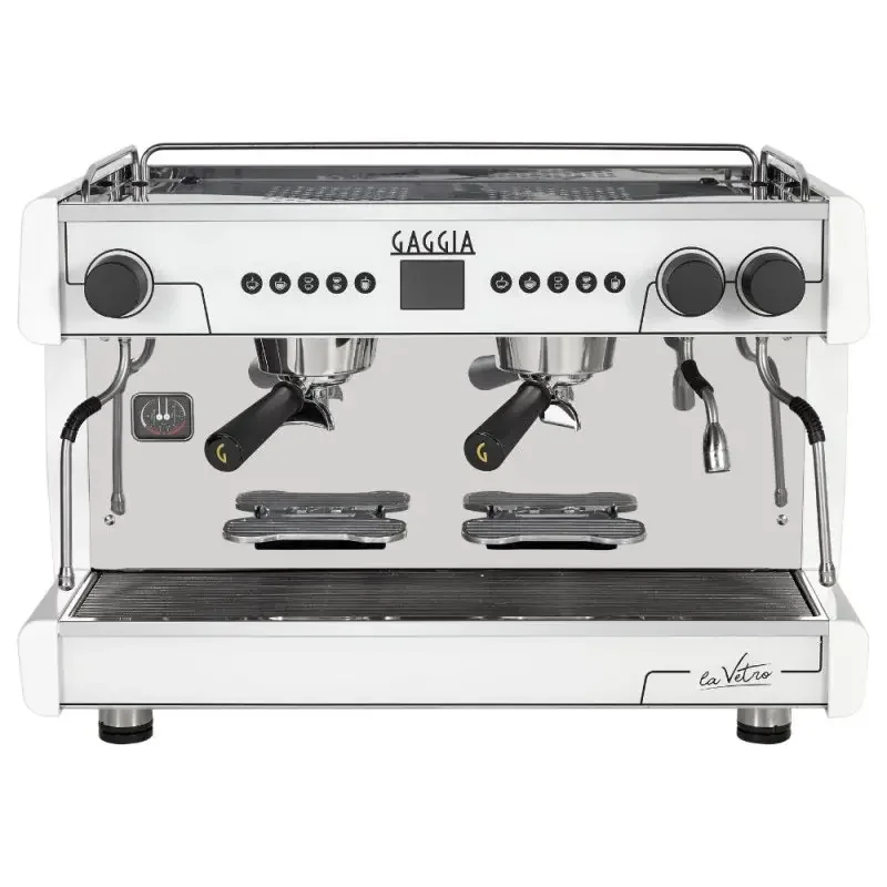 Soldes Machine à café La Vetro PRO 2 groupes TALL CUP - Colori blanc - Gaggia Milano