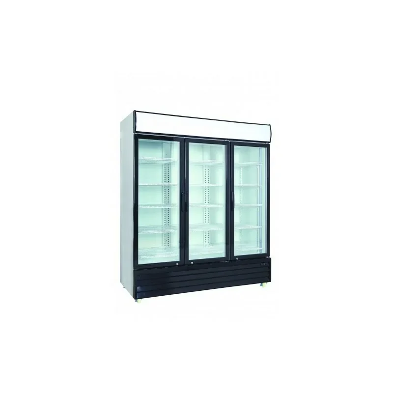 Commande En Gros Vitrine à boissons 1366 litres - 3 portes vitrées battantes - avec Canopy