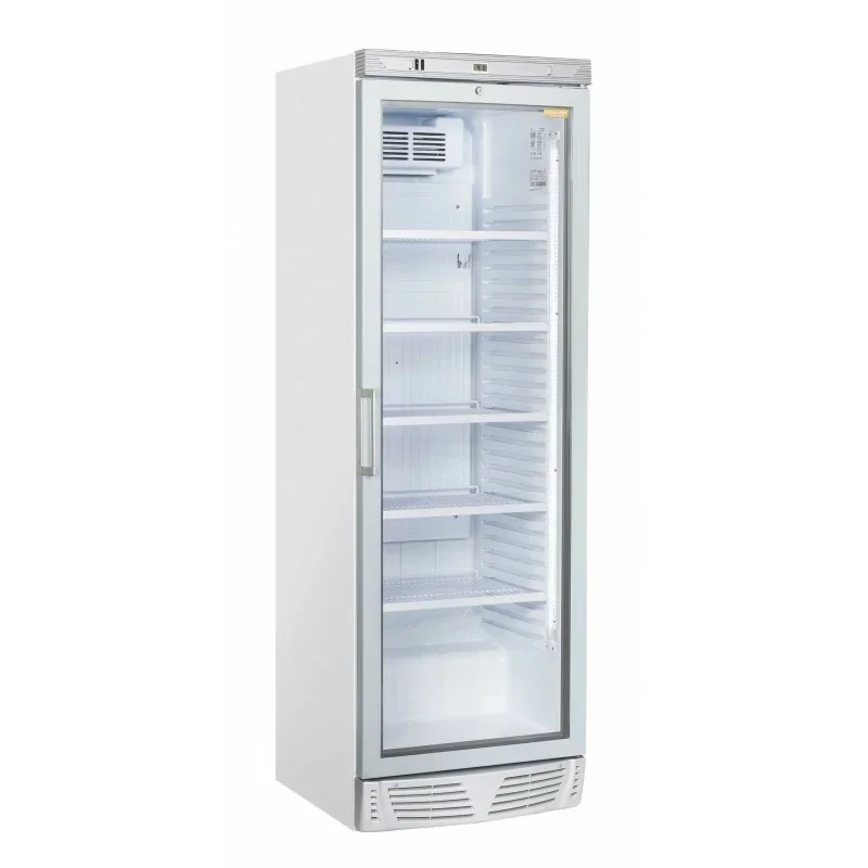 Vitrine réfrigérée verticale 350 litres - 1 porte battante - 0°/+7°C Populaire