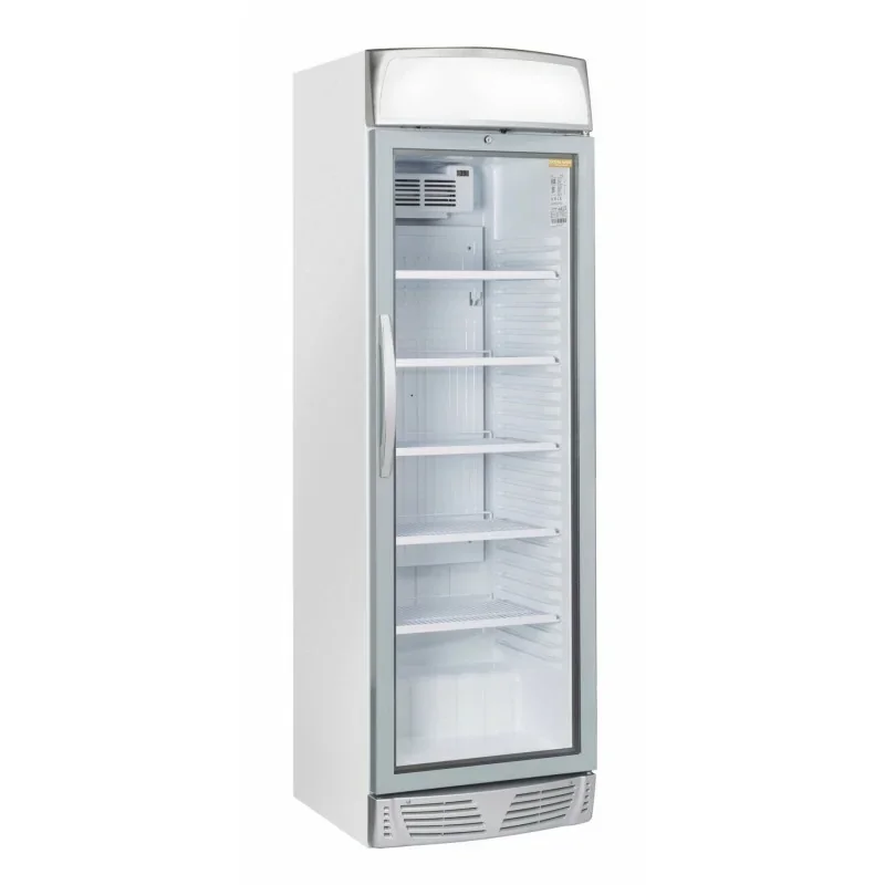 Vitrine réfrigérée verticale avec canopy 350 litres - 1 porte battante - 0°/+7°C Vente Flash