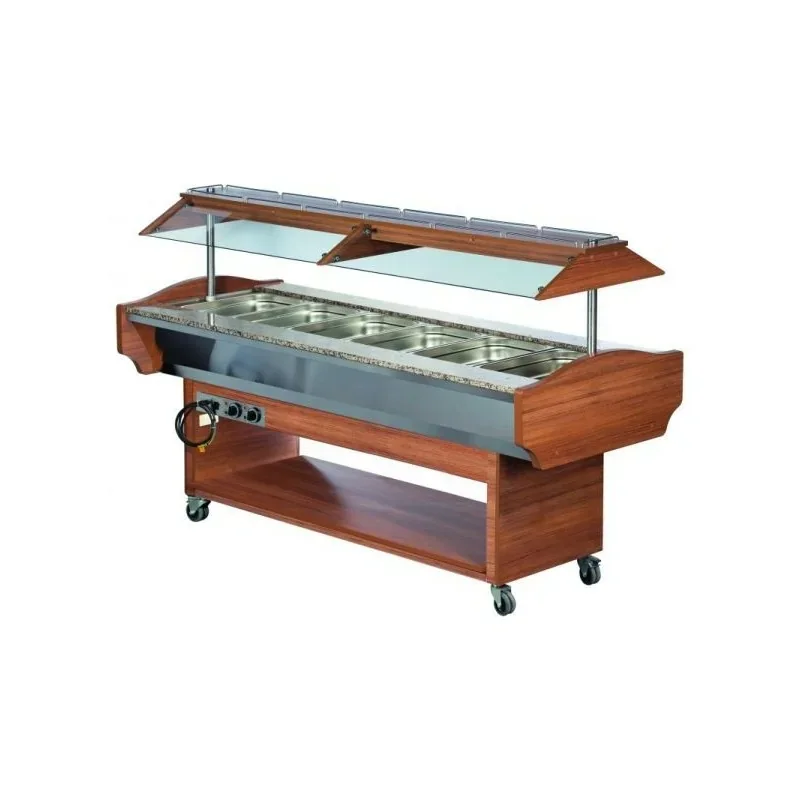 Buffet salad'bar bain marie 6 x GN 1/1 Dernière Chance