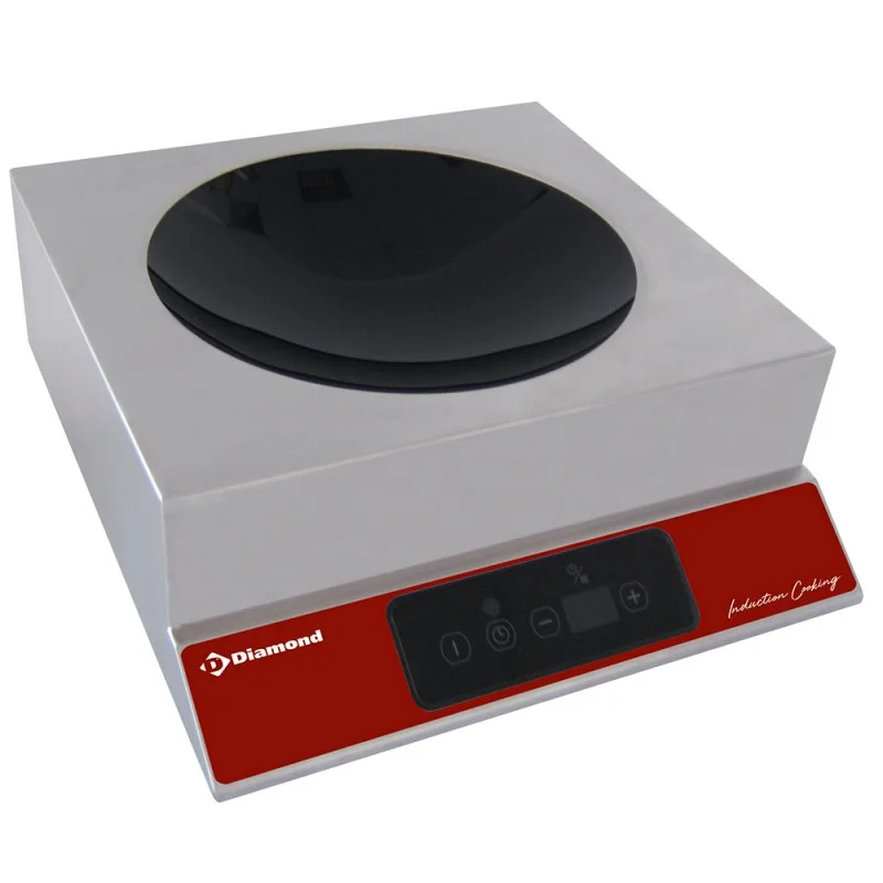 Plaque à induction ""wok"" 3500 watt, touches sensitives - 390x430xh160 mm Achetez Aujourd’hui