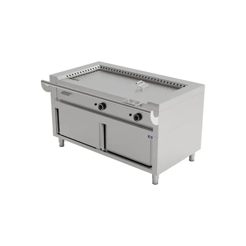 Super Prix Teppanyaki gaz sur support - 2 zones de chauffe - 1440 x 770 x 850 mm - Virtus