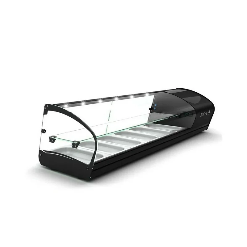 Vitrine réfrigérée 2 étages de la gamme SHARK Tapas- Sayl Super Prix