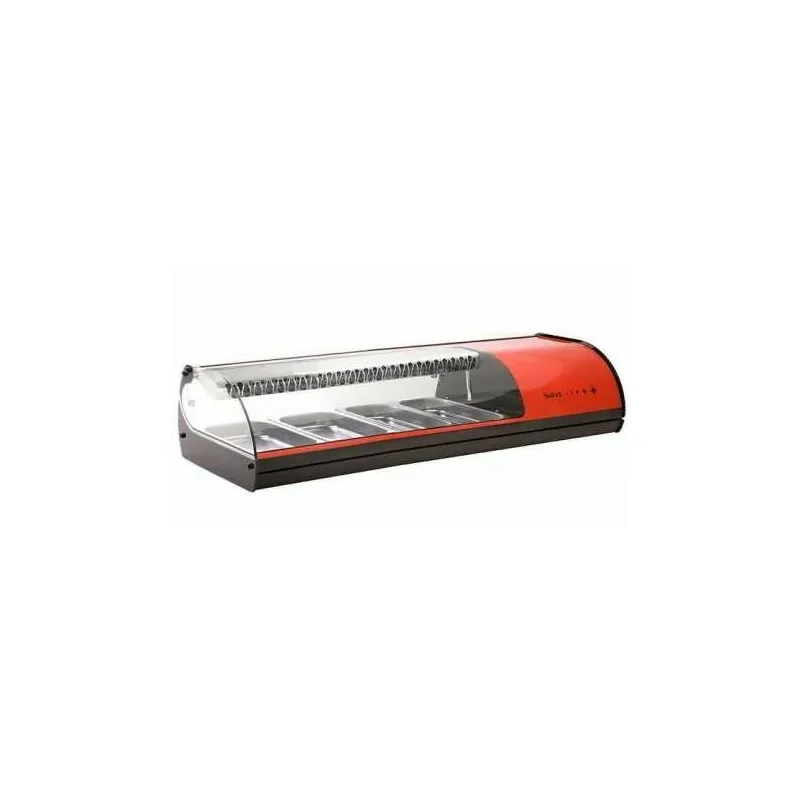 Vitrine réfrigérée à sushis - profondeur 15 mm- Cuve plate sans plateau - SAYL Prix Choc