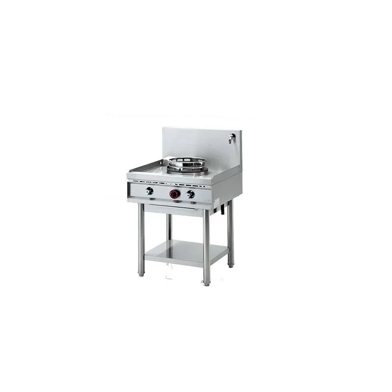 Wok professionnel gaz 1 brûleur - gamme 700 - Avec système d'injection d'eau Prix Choc