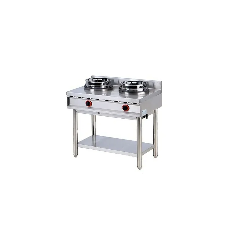 Wok professionnel gaz 2 brûleurs - gamme 600 Commande En Gros