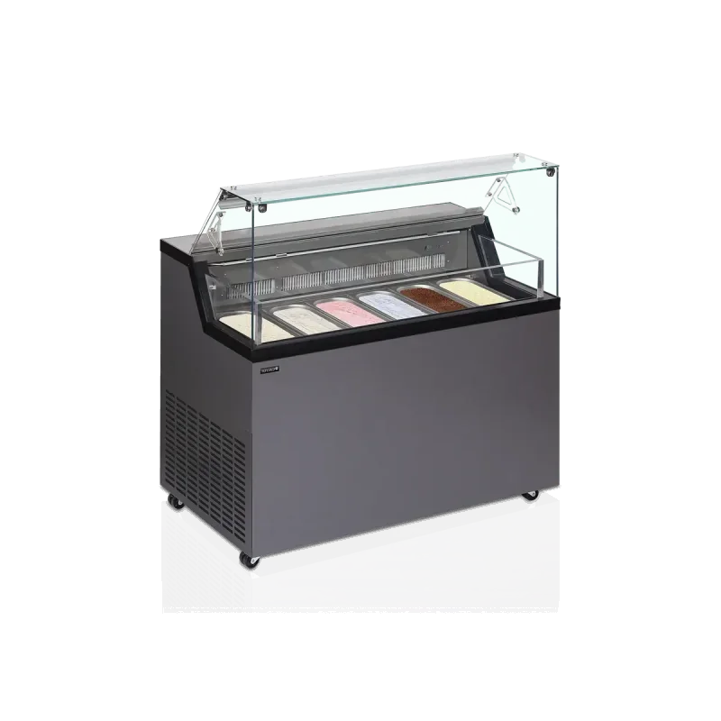 Remise Congélateur à crème glacée avec couvercle de service - 118.7 x 67.7 x 119 - TEFCOLD