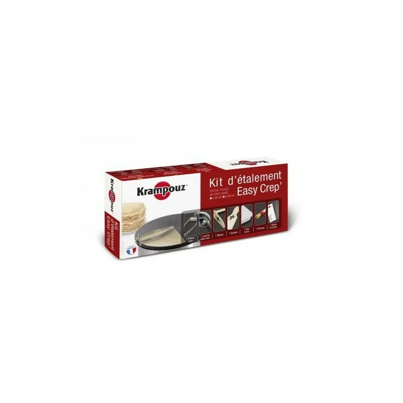 Kit d'étalement "easy crep" pour plaques en fonte usinée Bon Plan