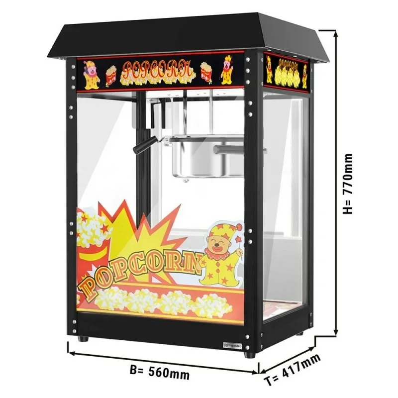 Machine à pop corn professionnelle - 5 kg / h - avec 1 Chaudière Populaire
