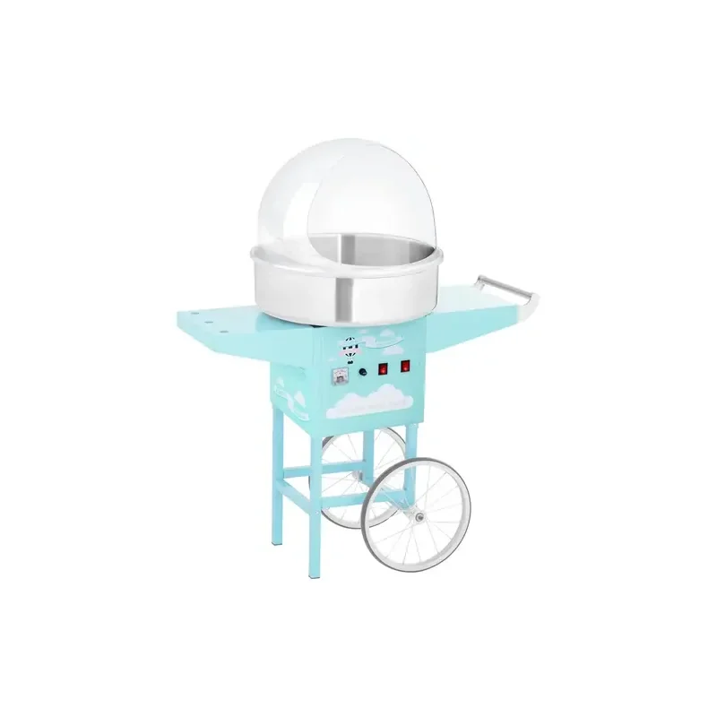 Machine barbe à papa professionnelle avec bulle - Ø 520 mm - Colori turquoise Achetez Aujourd’hui