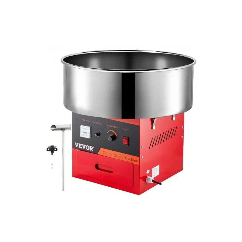Pas Cher Machine barbe à papa professionnelle Φ508 - Couleur rouge
