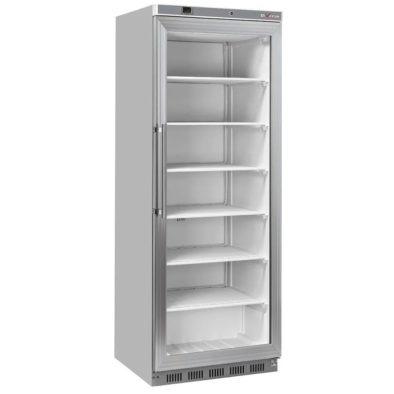 Achetez Aujourd’hui Armoire de congélation à porte vitrée, statique, 400L - Acier inoxydable