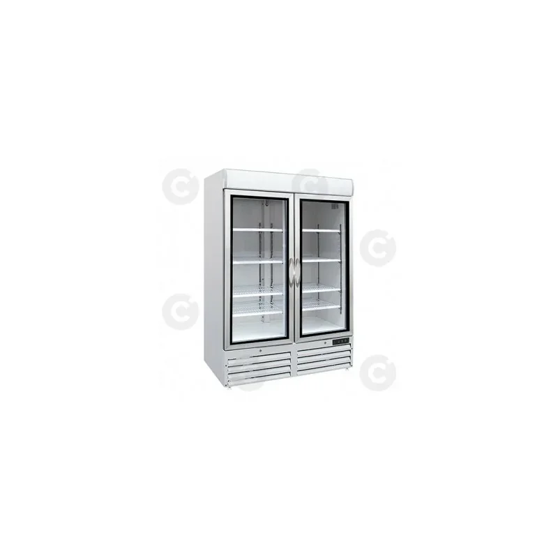 Livraison Gratuite Armoire réfrigérée d'exposition positive +2°/+8°C - 2 portes - 1078 L - CARAT