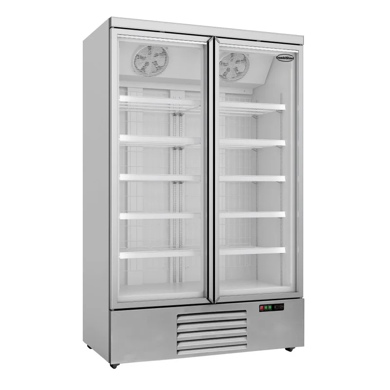 Offre Spéciale Armoire réfrigérée négative -18/-22°C - 2 portes vitrées - 1000 litres
