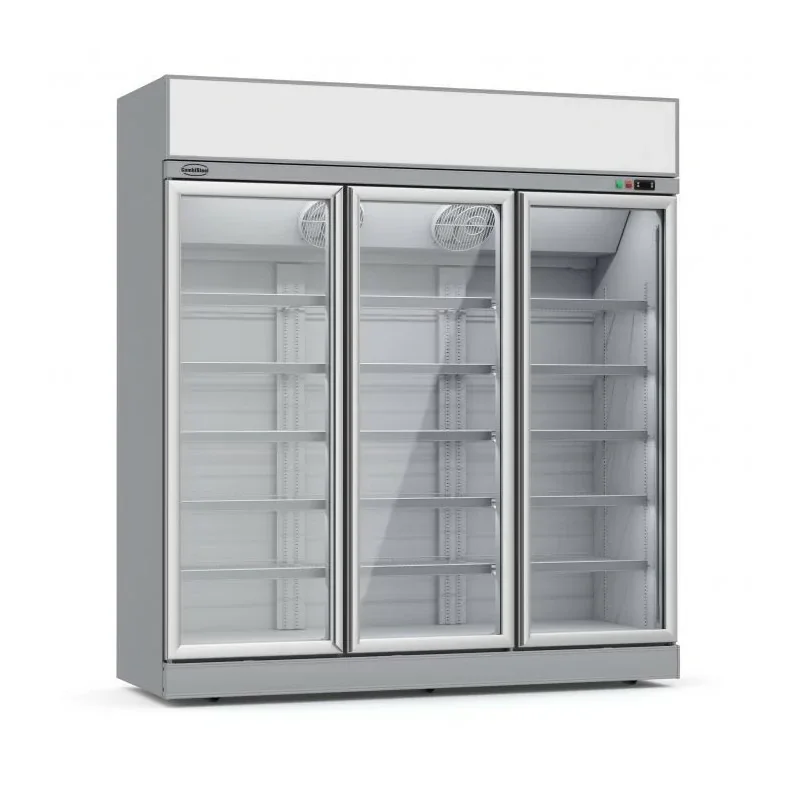 Armoire réfrigérée négative blanche avec canopy - 18/-22°C - 3 portes vitrées battantes - 1530 litres Solde