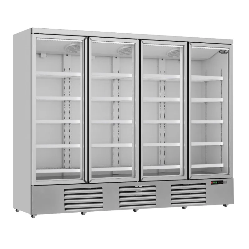 Top Vente Armoire réfrigérée positive 0/+10°C - 4 portes vitrées battantes - 2025 litres