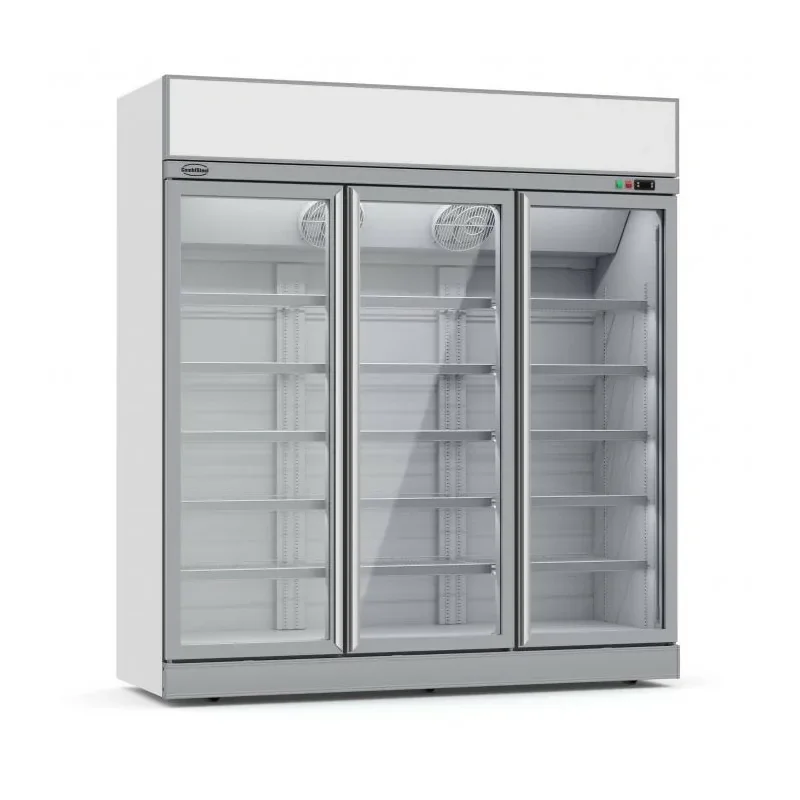 Armoire réfrigérée positive avec canopy 0/+10°C - 3 portes vitrées battantes - 1530 litres Must-Have