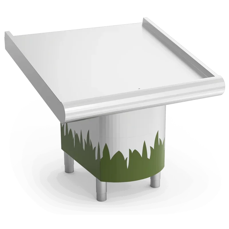 Comptoir de fruits et légumes modulaire - 985 x 950 x 1045 Certifié
