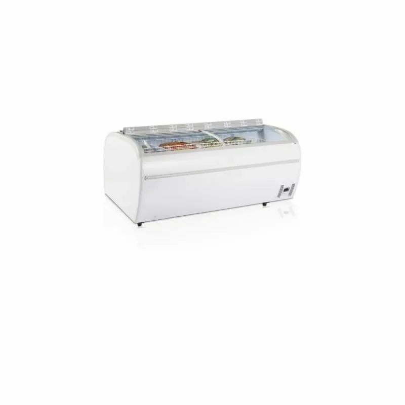 Satisfait Ou Remboursé Congélateur de supermarché - 1697 litres -24 à -18 - °C - Blanc - Électronique - Statique