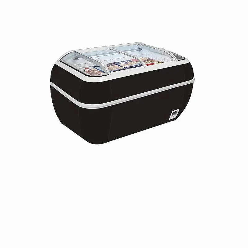 Congélateur de supermarché noir - 425 litres -24 à -18 - °C - Noir - Électronique - Statique Acheter Direct