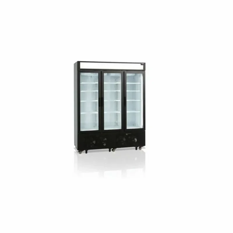 Acheter En Ligne Congélateurs verticaux de vitrine - -23 à -18 - °C - 3 portes vitrées battantes à fermeture automatique - Blanc - Électronique